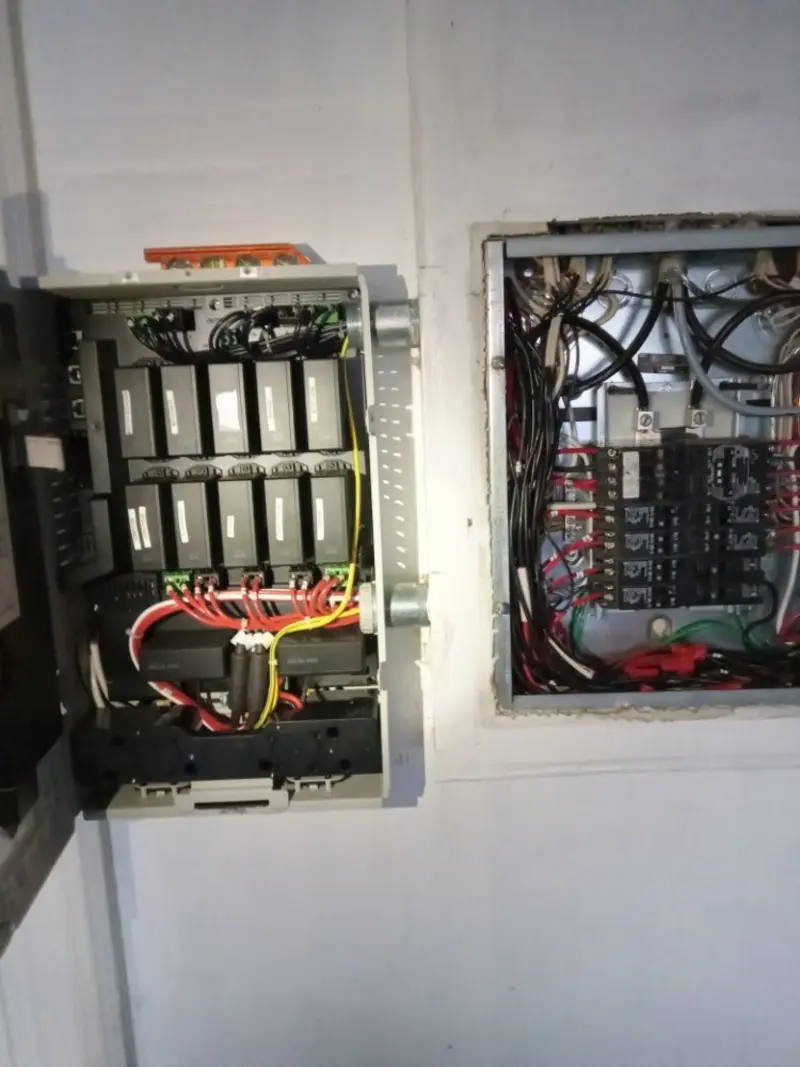 Electrical panel upgrade completed for Ring Doorbell Installation in Coldwater